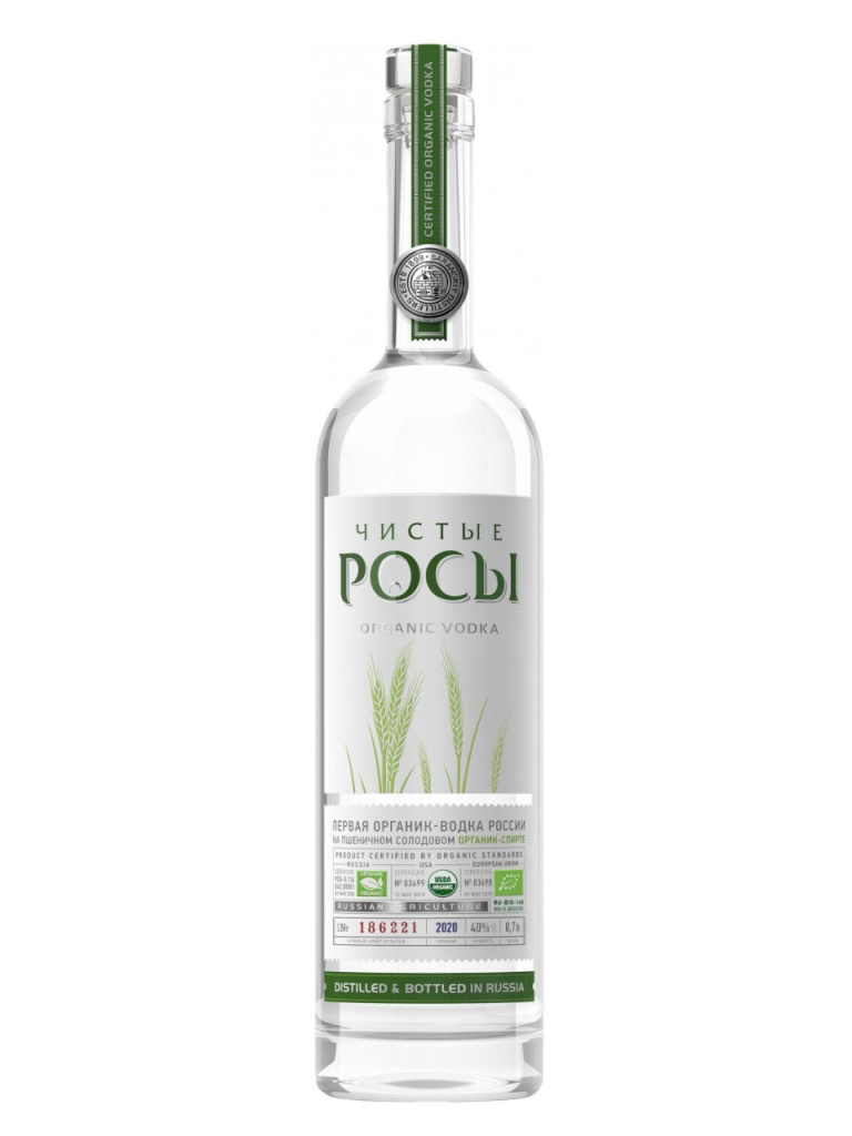 1898 ₽ | Купить водка чистые росы прозрачный, 0.7л, 2020 в Москве -  Винотека Баррик